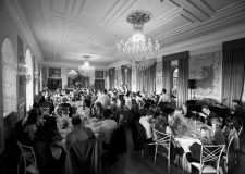 Wedding banquet in the hall of Villa Miani