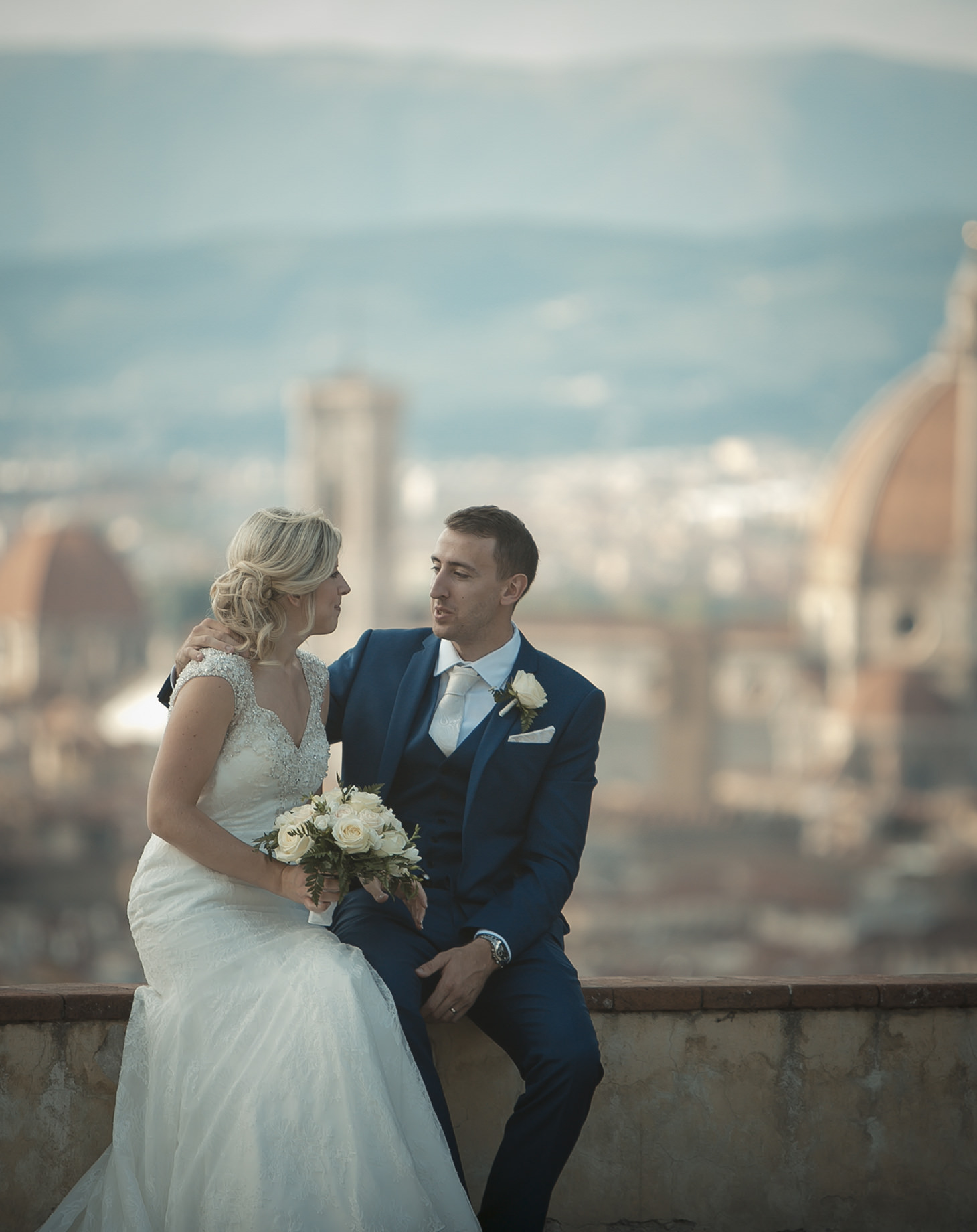 <p>Laura and William, intimate wedding in Florence</p>