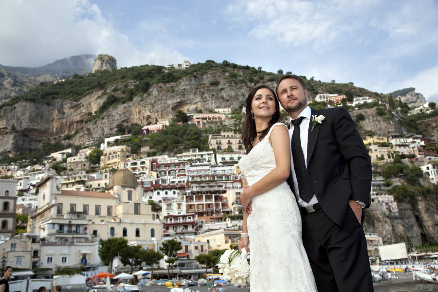 <p>Adam and Melanie, wedding in Positano</p>