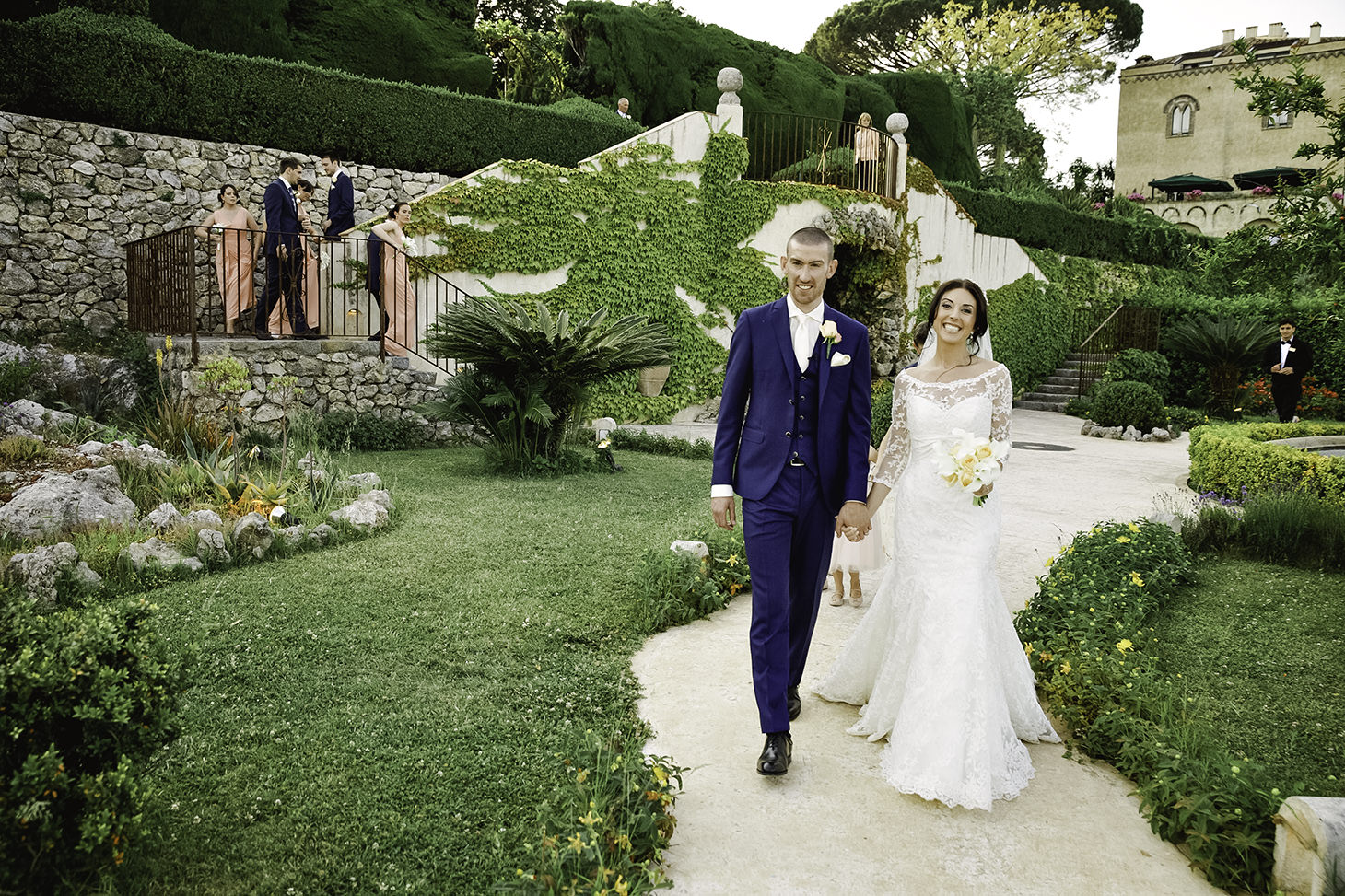 <p>Katrina and David, protestant wedding in Ravello</p>