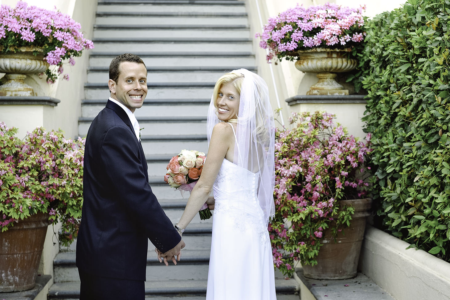 <p>Karen and Greg, Ravello protestant wedding</p>