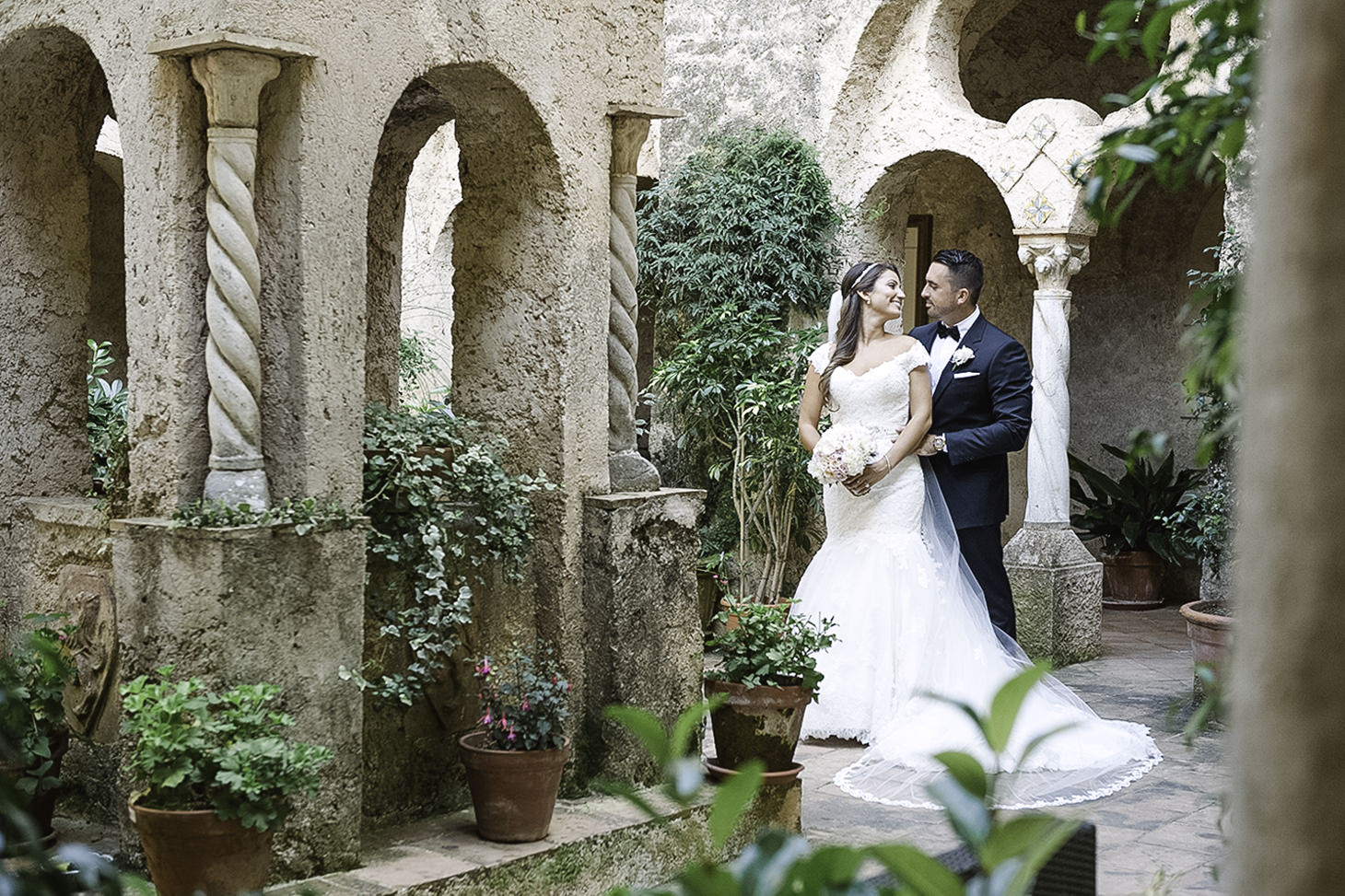 <p>Liane and Johnny, wedding in Ravello</p>