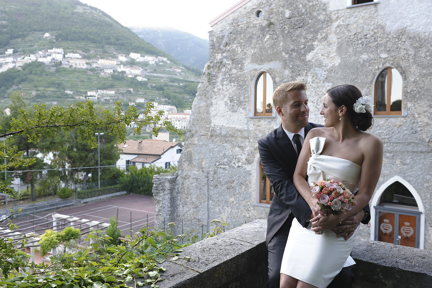 <p>Lindsey and Michael, wedding in Ravello</p>