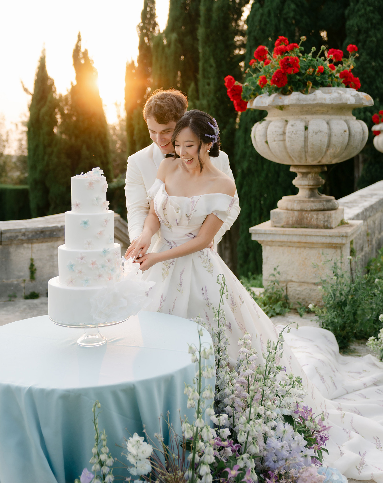 <p>Claudia and Hank, Wedding at La Foce in Tuscany</p>