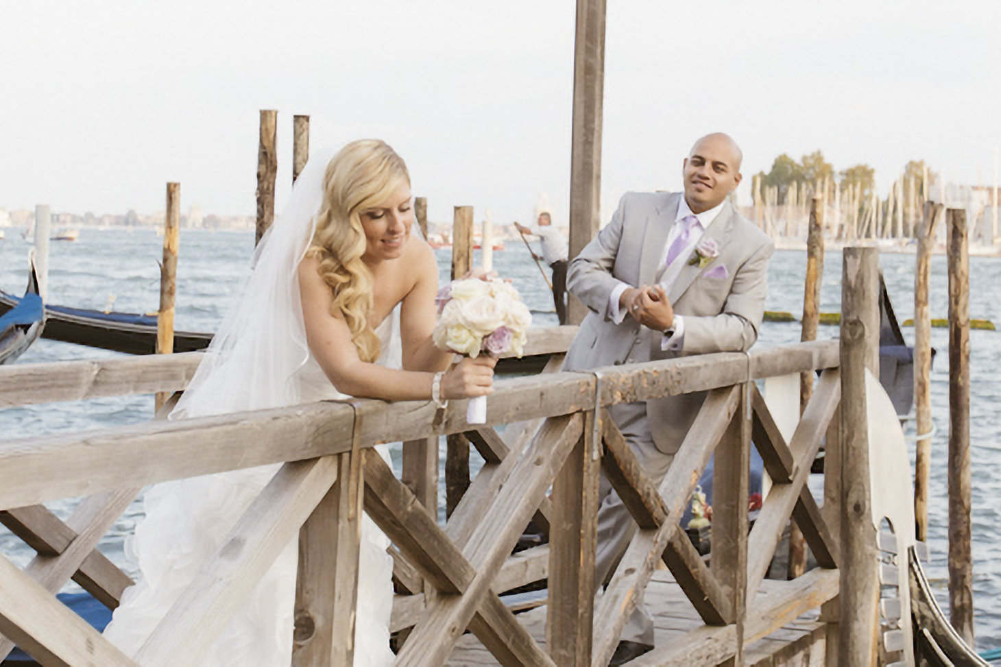 <p>Juan and Claudia, Catholic wedding in Venice</p>