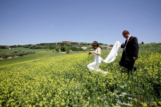 Photo session in the Tuscan countryside