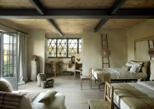 Bedroom in country chic style