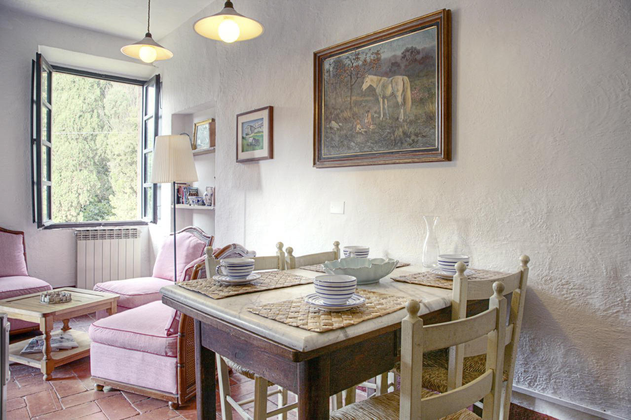 Interior of Borgo Stomennano