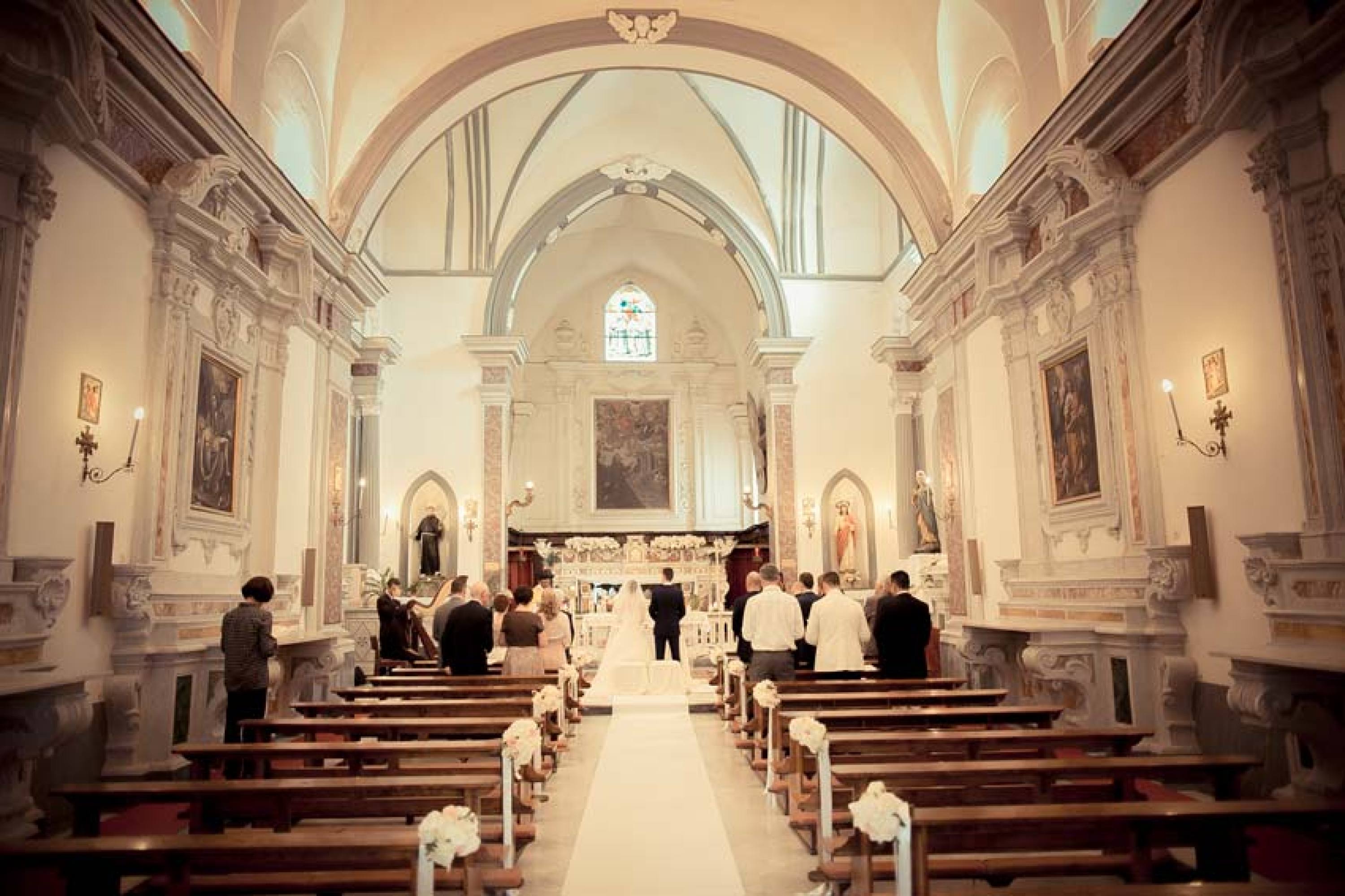 Interior of the Church of St. Francis in Ravello