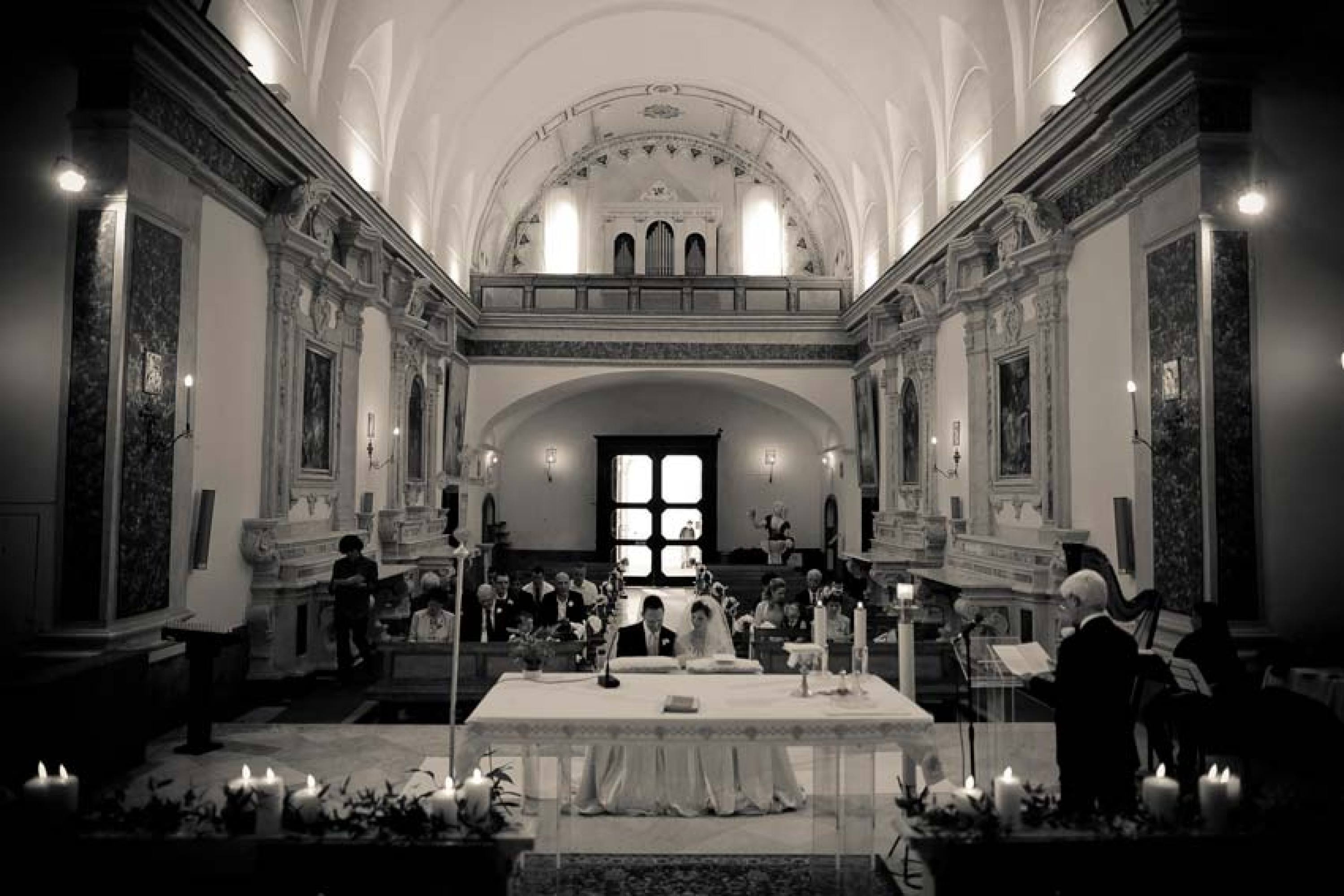 Interior of the Church of Santa Maria a Gradillo in Ravello
