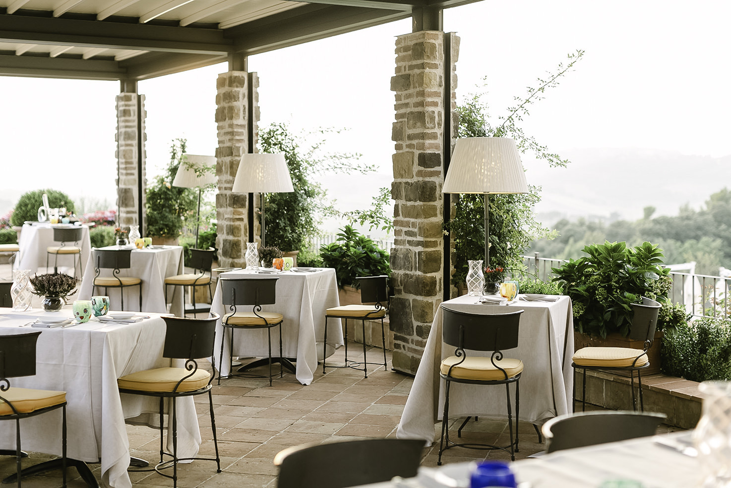 Terrace Restaurant at Castello di Casole