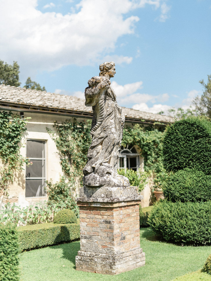 Statue of Demeter in the gardens