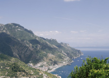 Aerial view of the Amalfi Coast