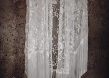 Lace shawl for the bride