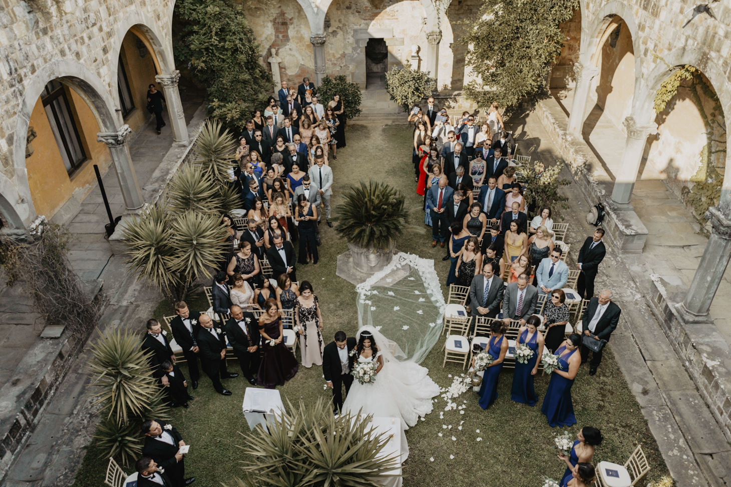 Protestant wedding at Vincigliata