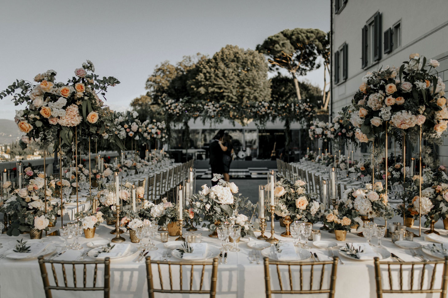 Wedding reception at Villa La Vedetta