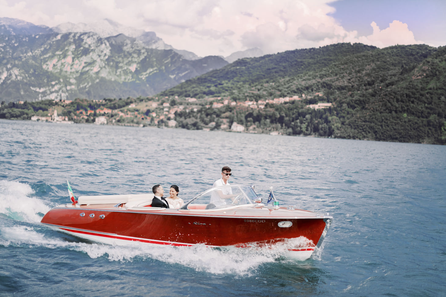 Boat tour on Lake Como