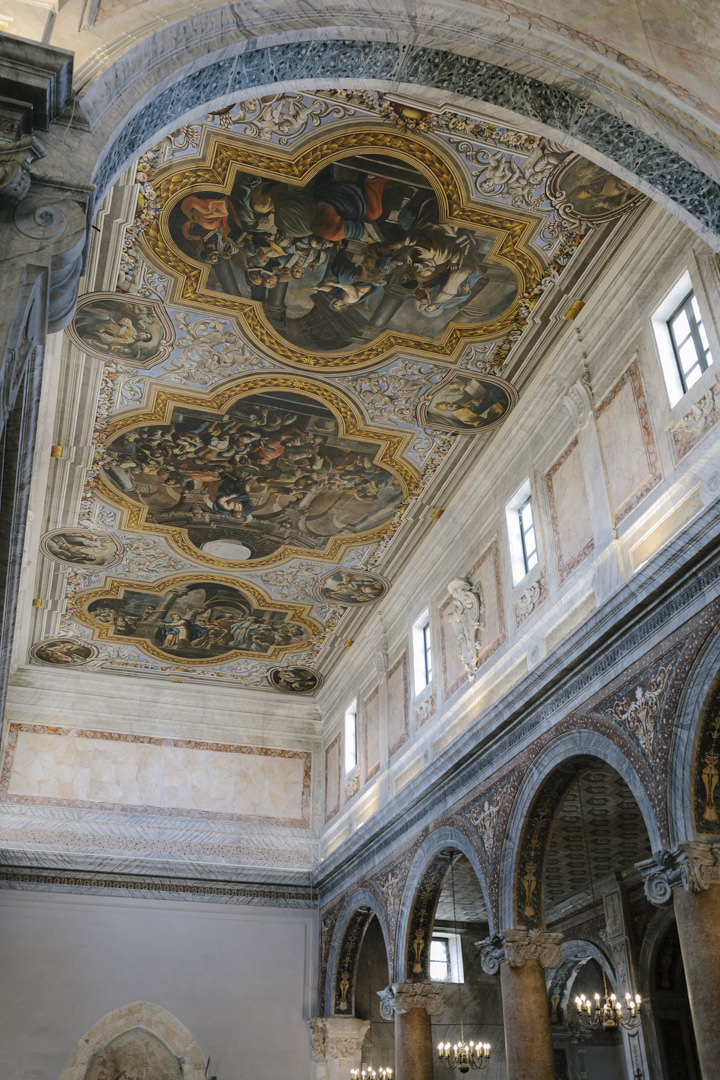 Frescoed ceiling of Ostuni cathedral