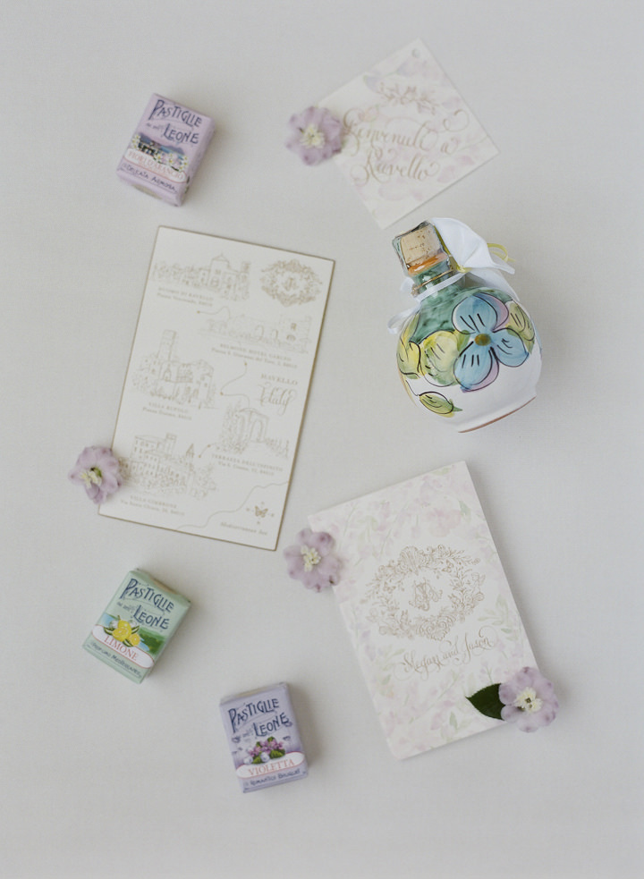 Stationery for wedding in Italy
