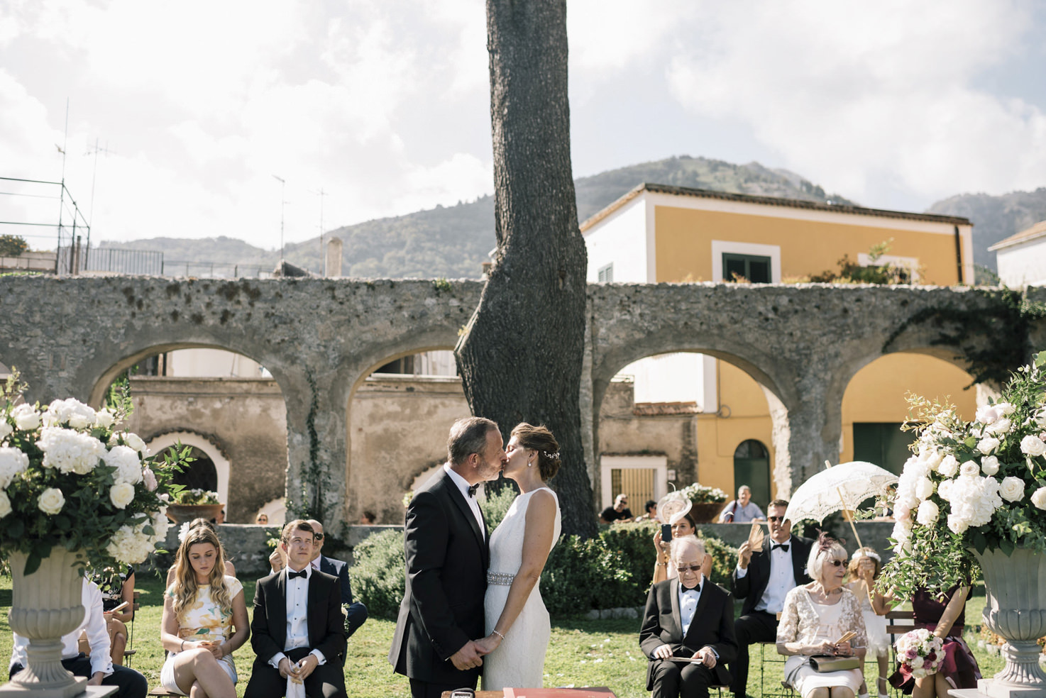 Civil ceremony in Ravello