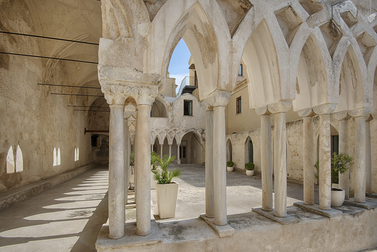 Ancient cloister of Grand Hotel Convento