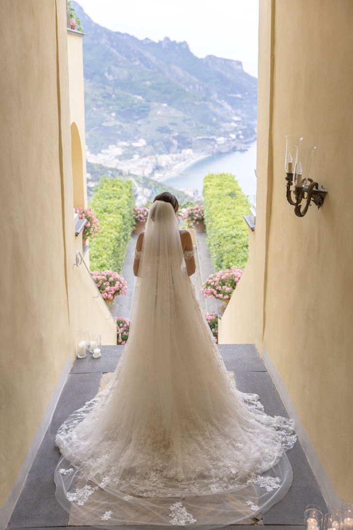 Bride at Belmond Hotel Caruso