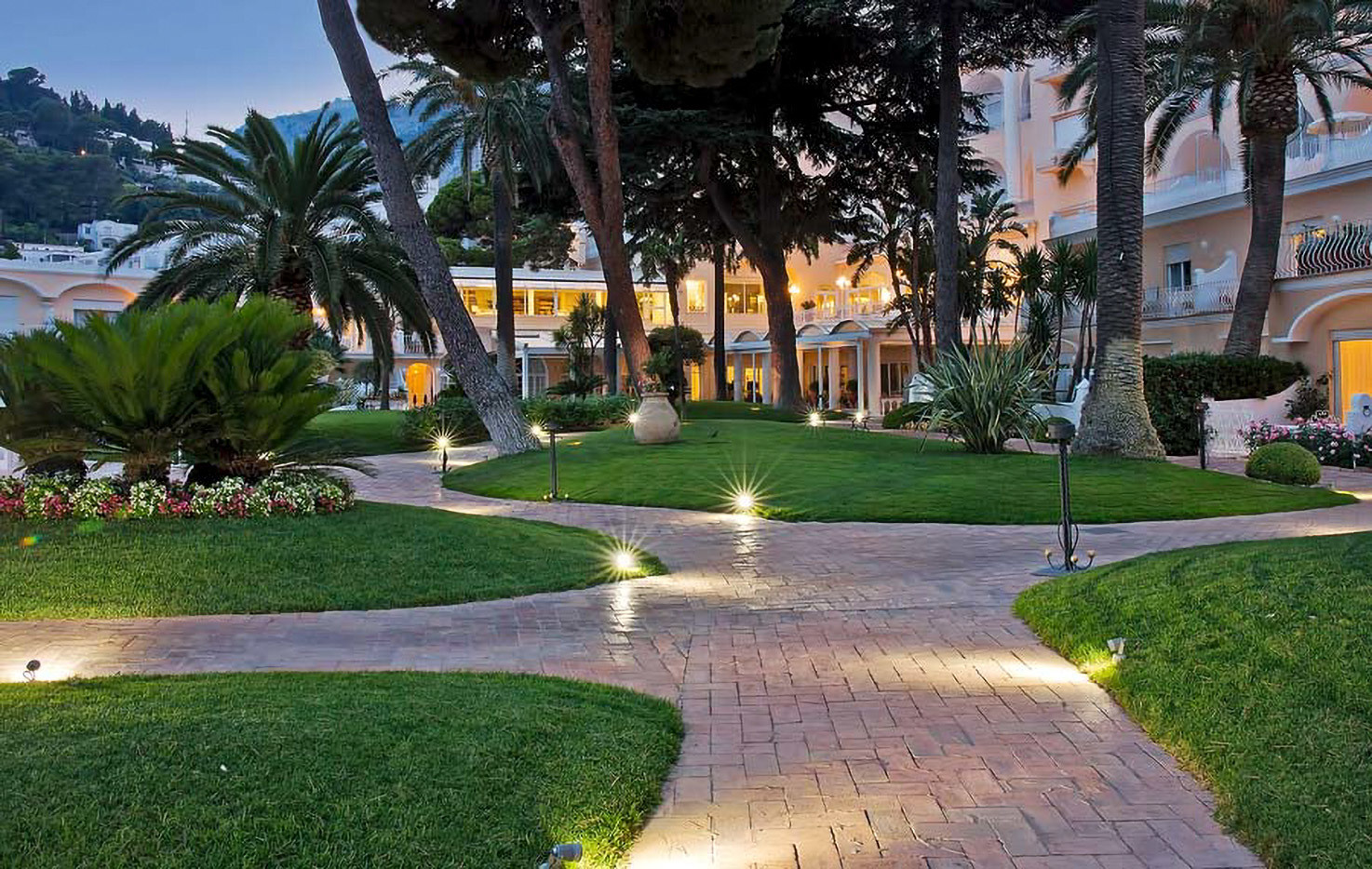Gardens of Hotel Quisisana in Capri