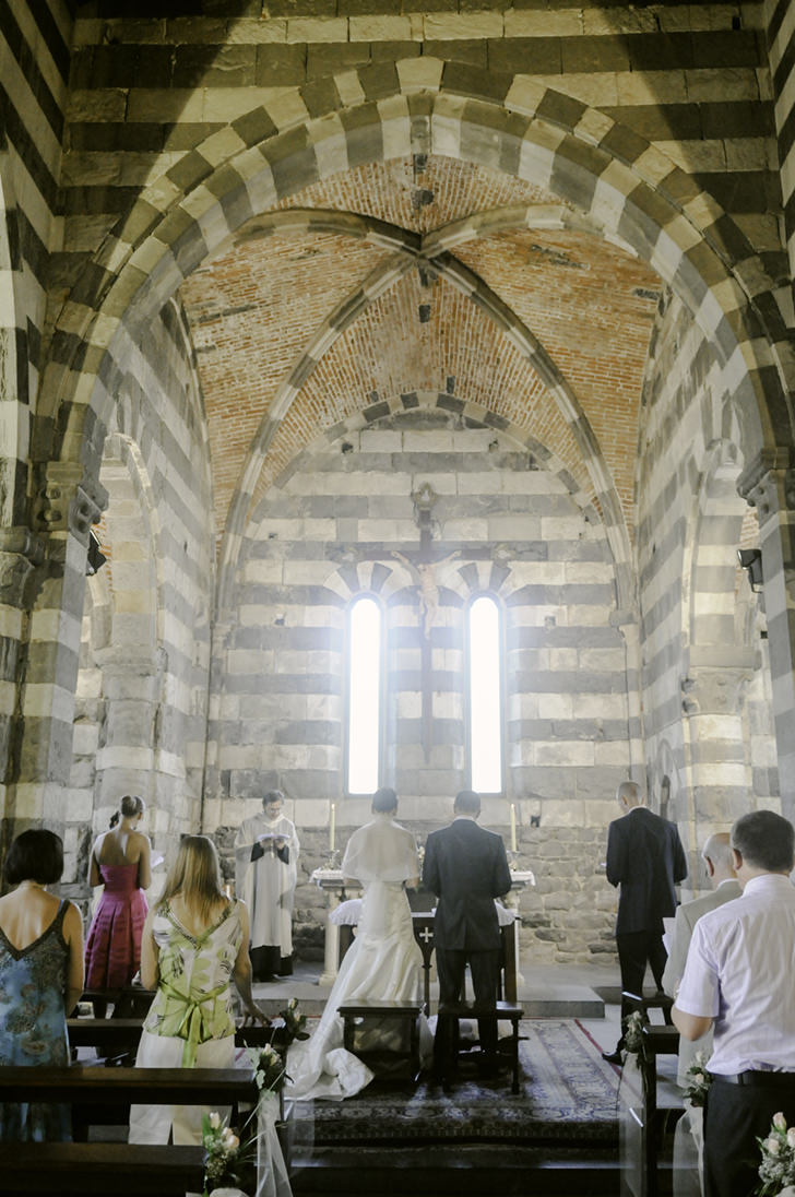 Catholic ceremony in Portovenere