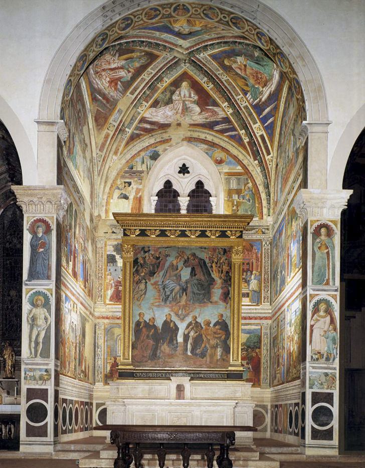 Frescoes in the church of Sant'Agostino