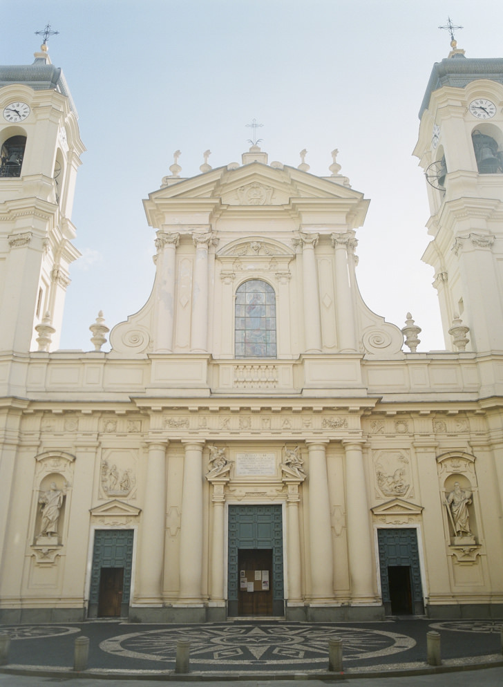 Façade of San Giacomo church in Santa Margherita Ligure