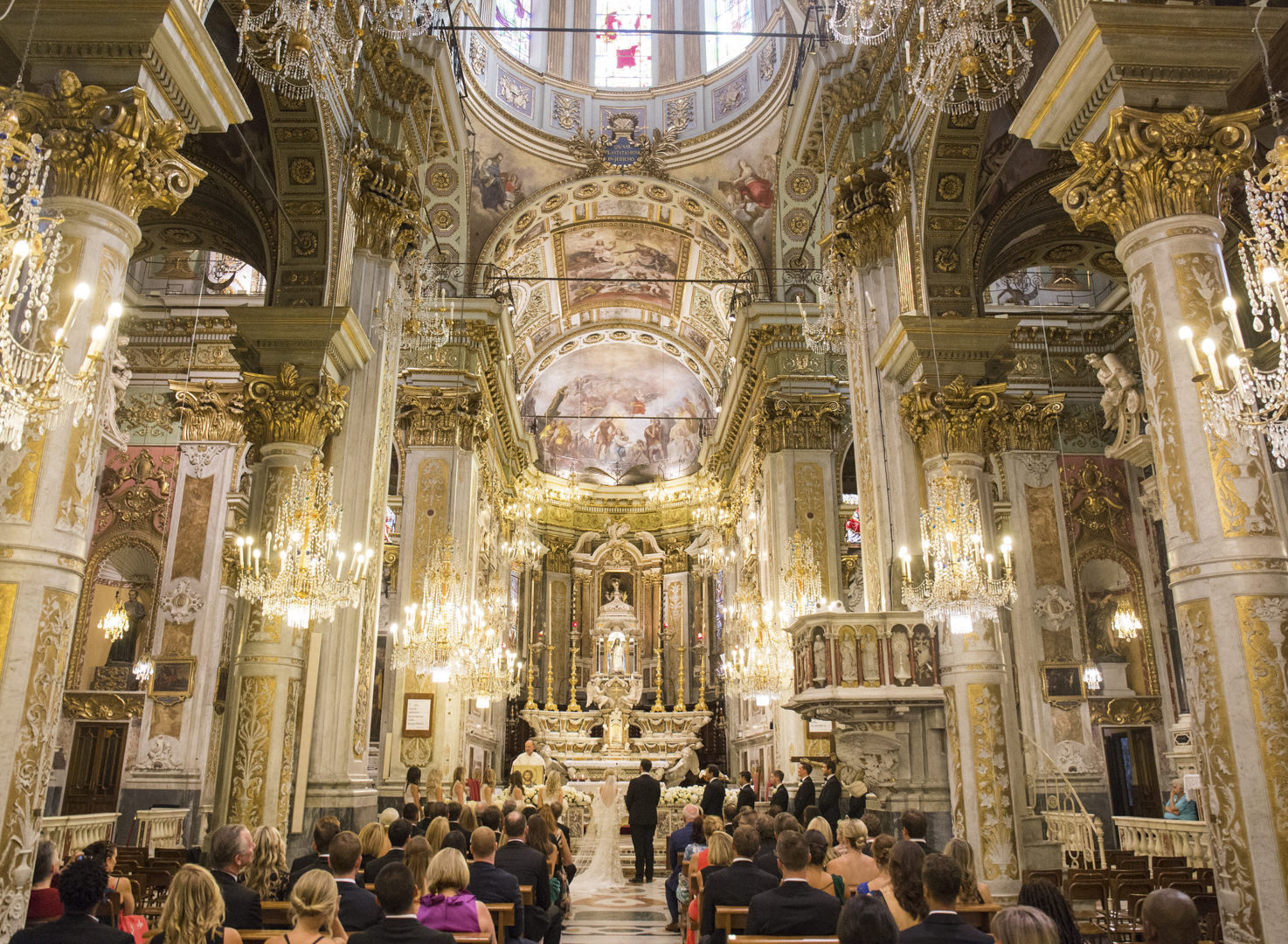 Wedding ceremony in San Giacomo church