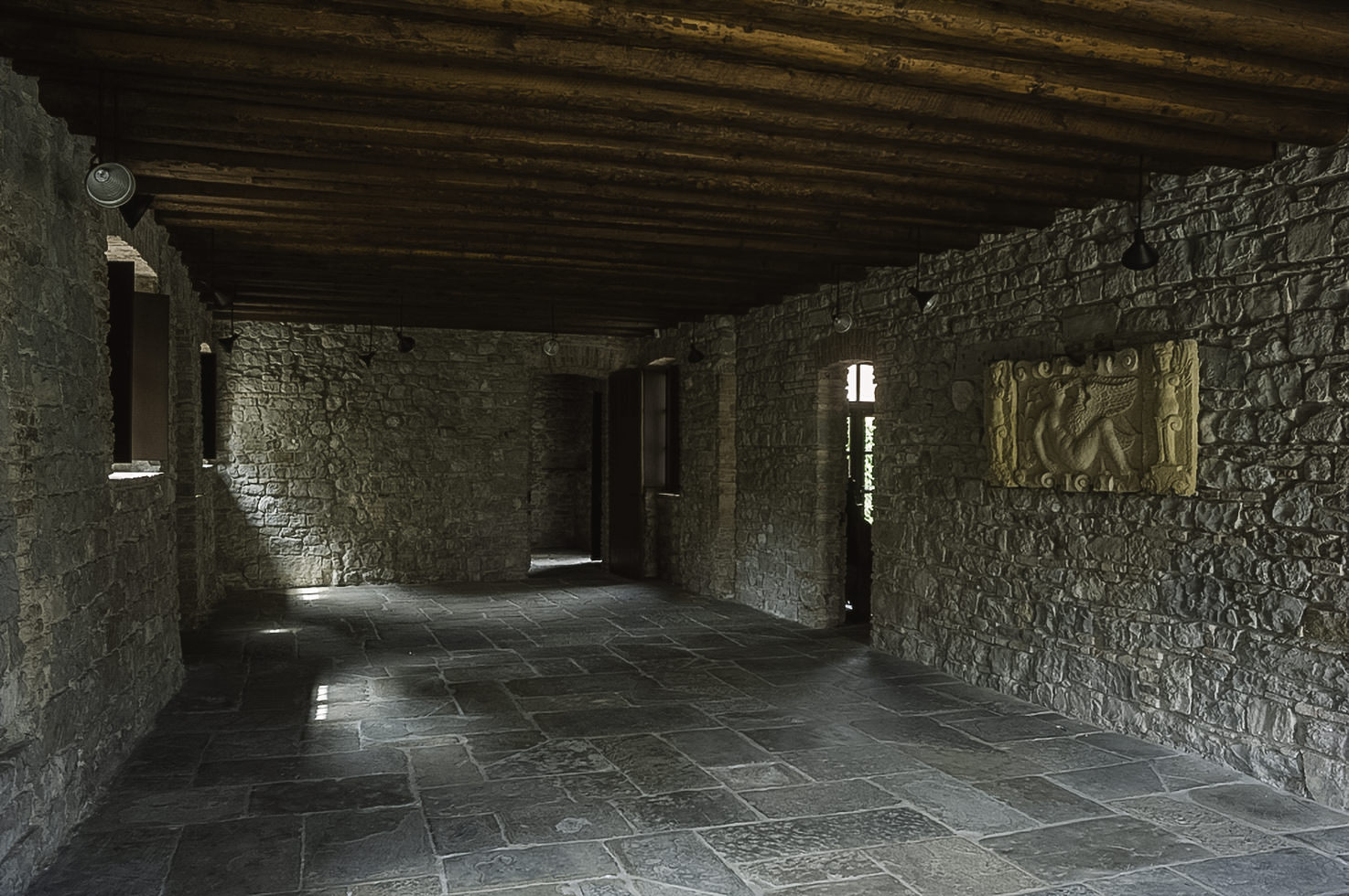Interior of Castello Canussio in Cividale