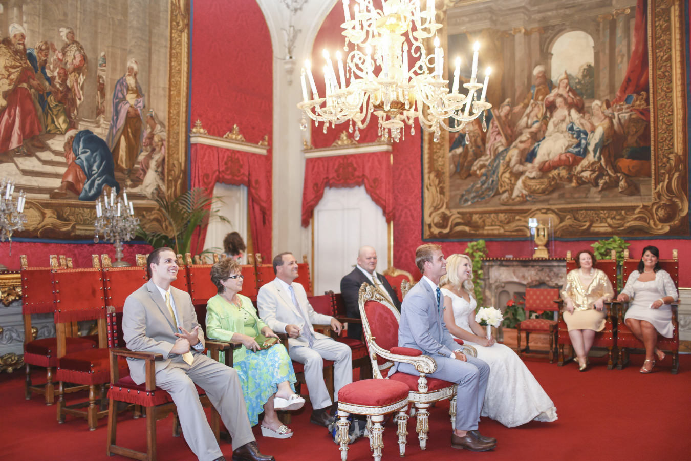 Red Hall for civil ceremonies in Florence