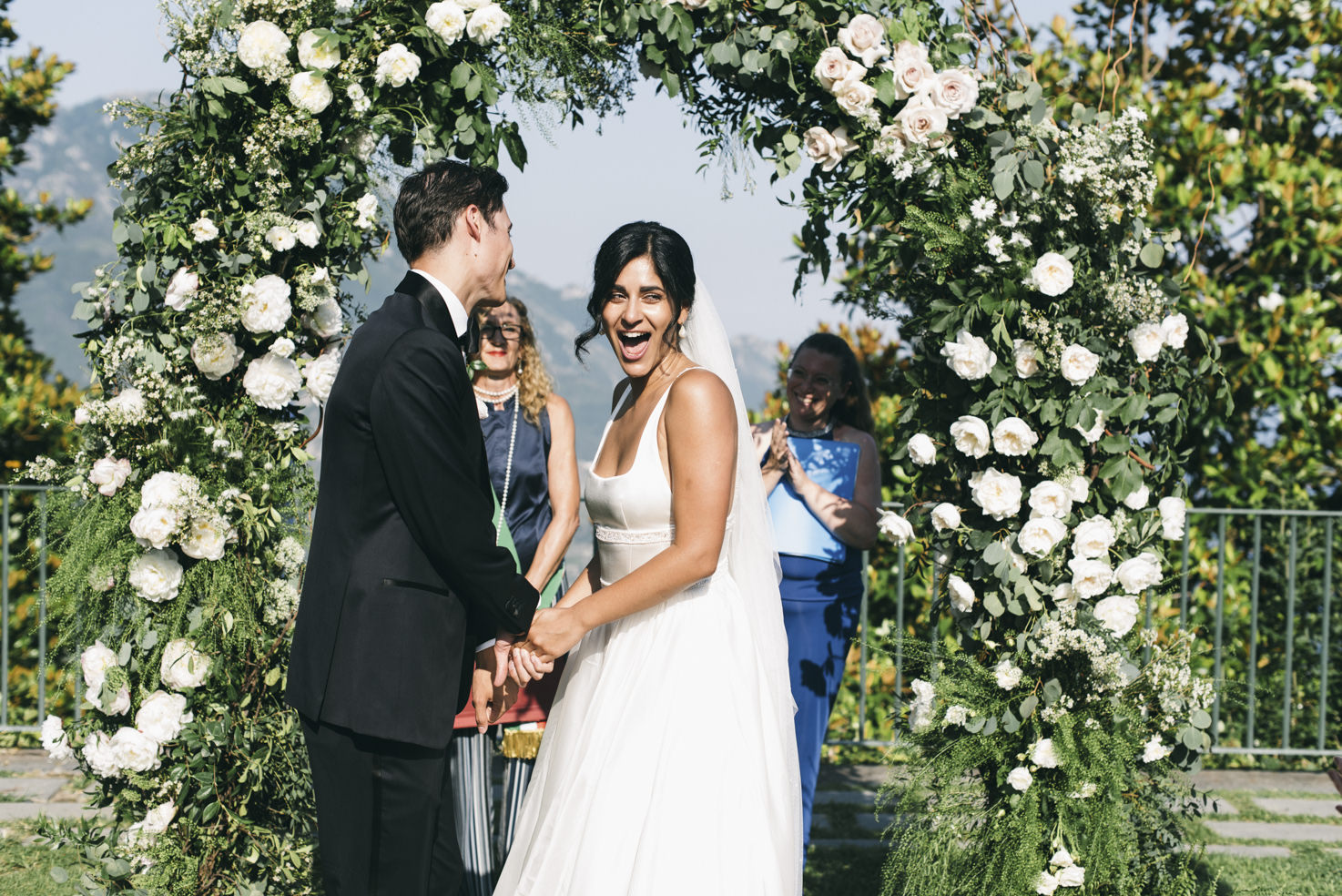 Civil wedding at Villa Rufolo in Ravello
