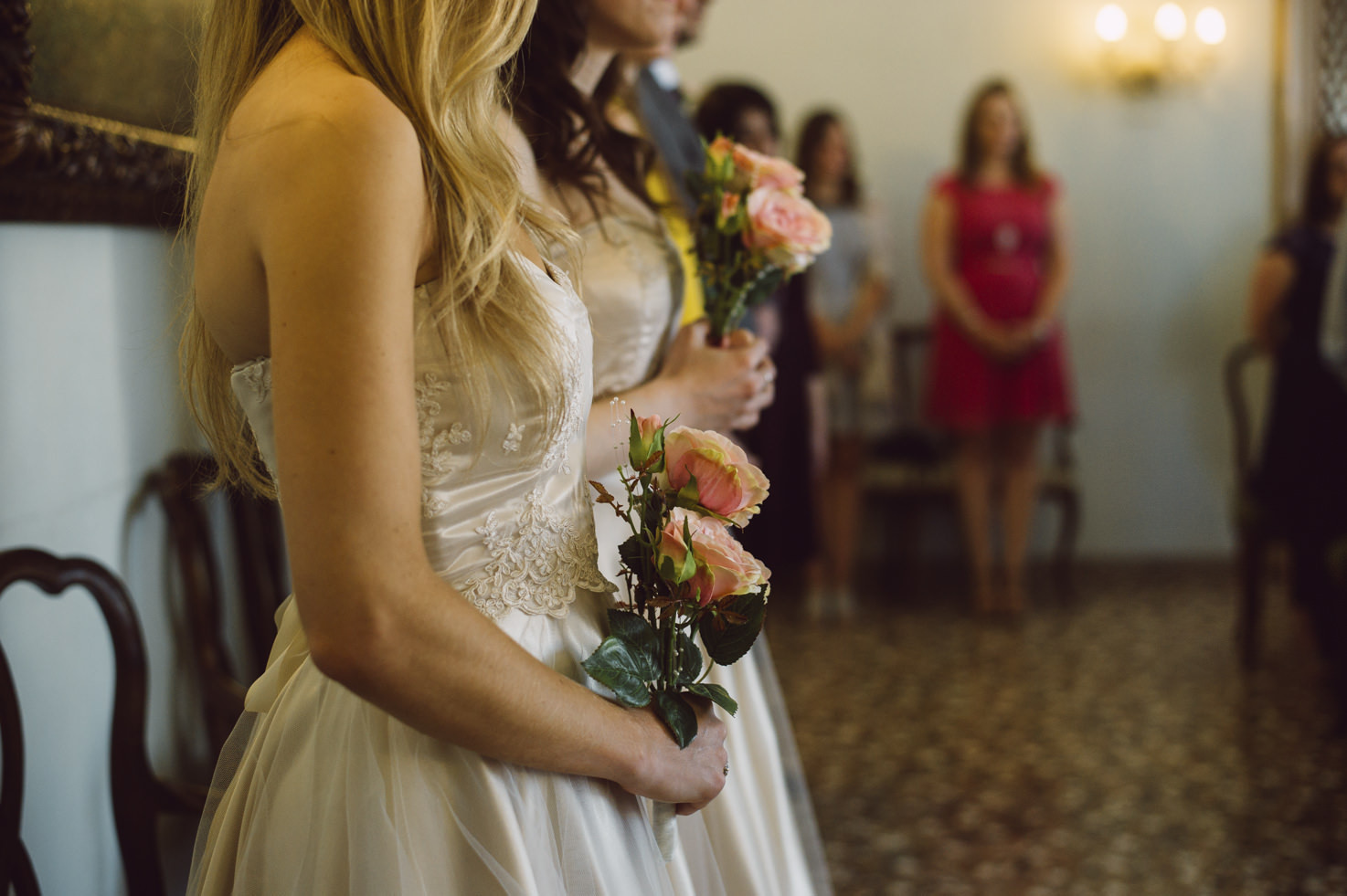 Bridesmaids at Palazzo Cavalli
