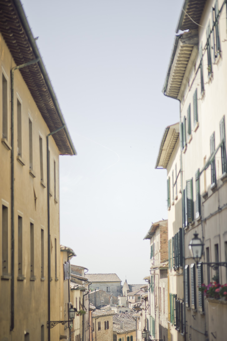 Medieval street of Volterra