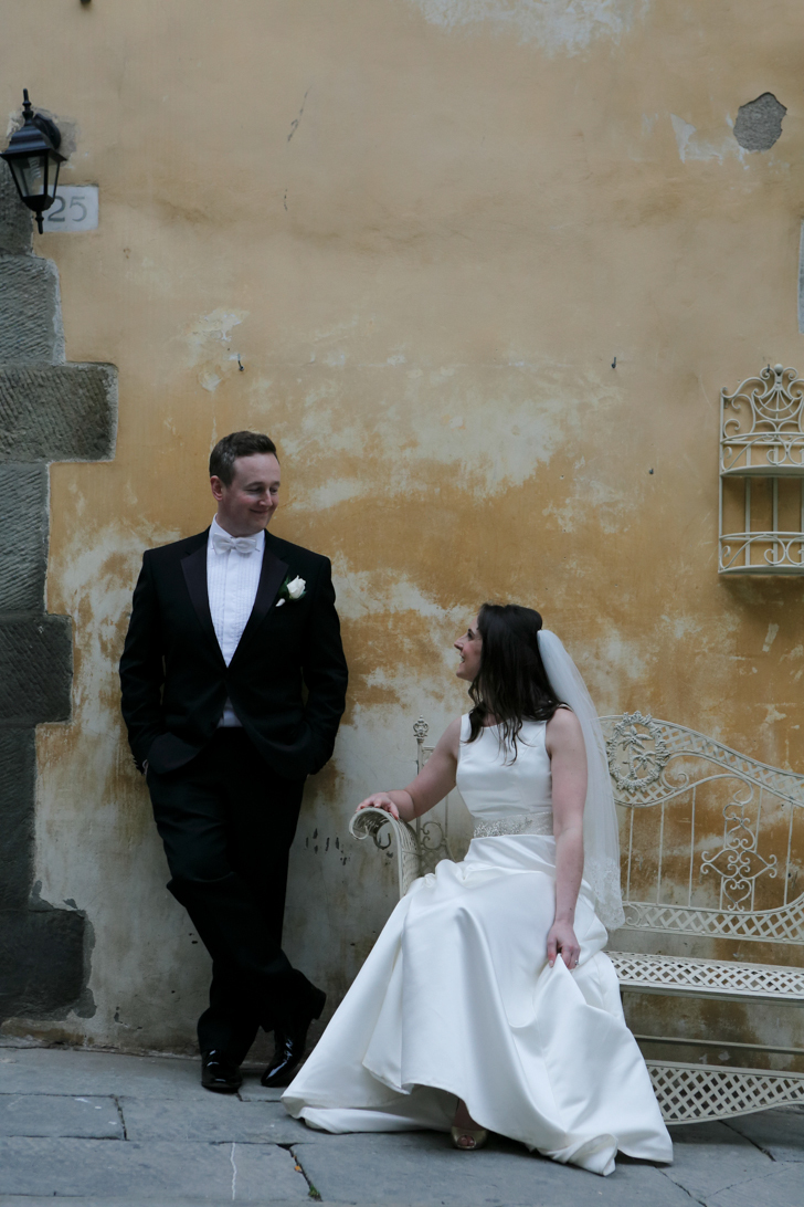 Newlyweds in Cortona