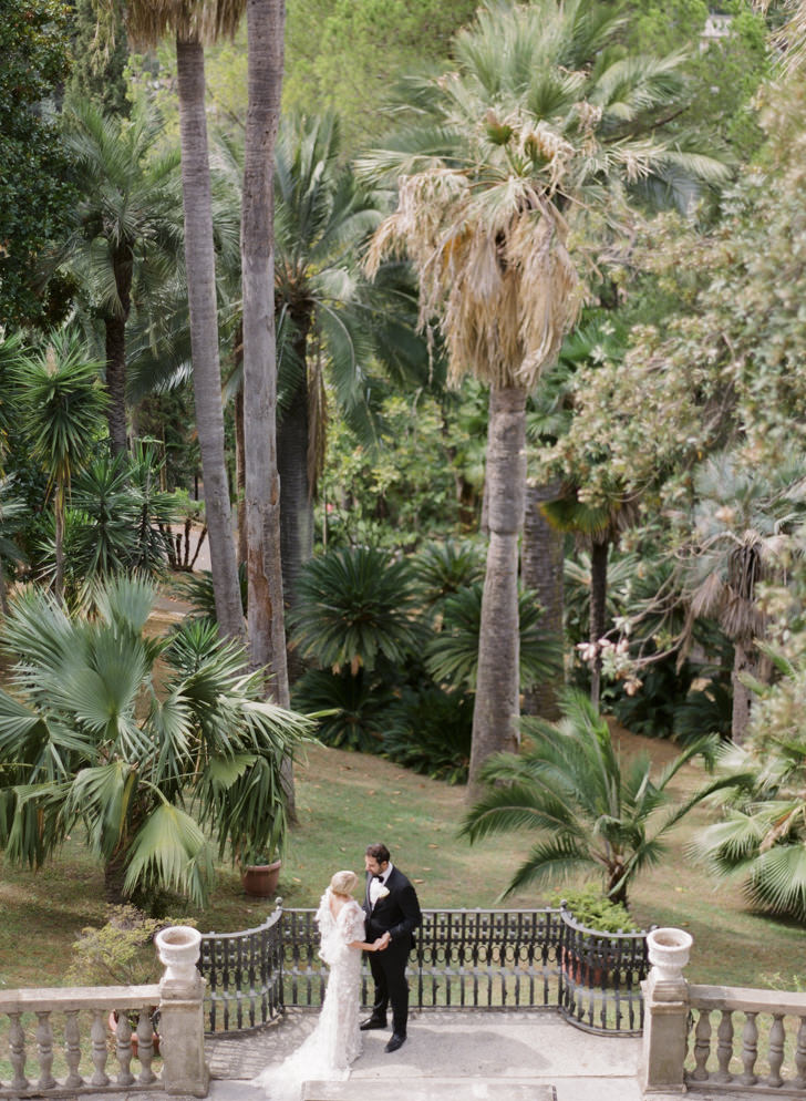 Bridal couple in Santa Margherita Ligure