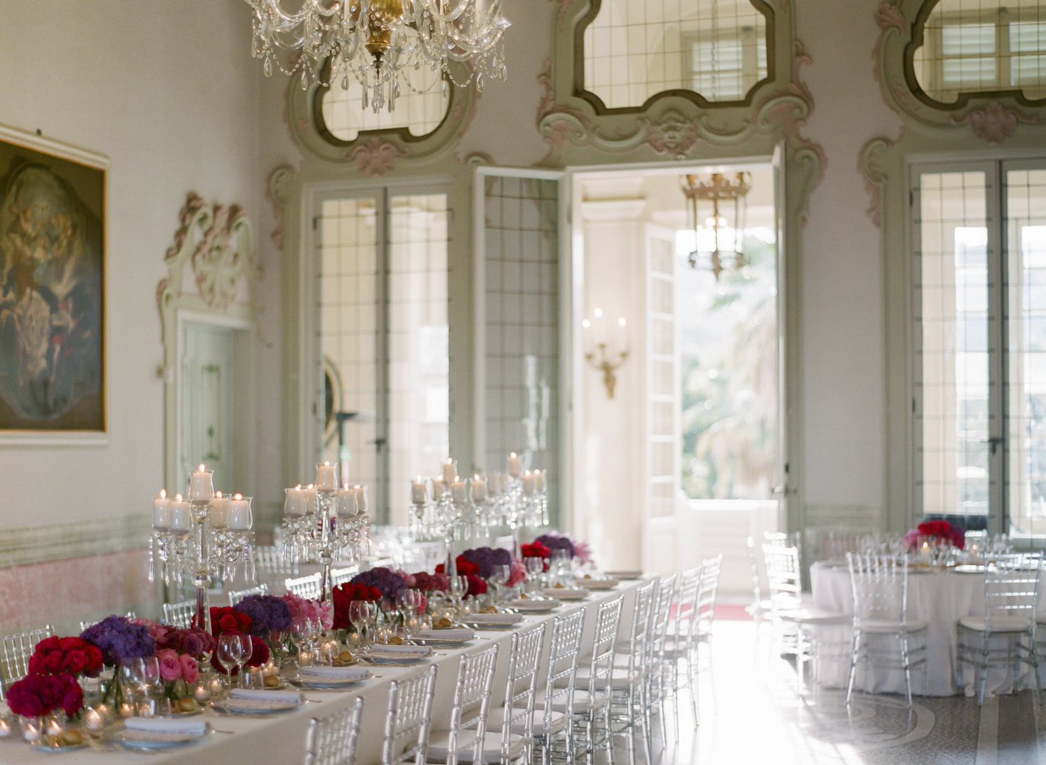 Wedding reception at Villa Durazzo, Santa Margherita