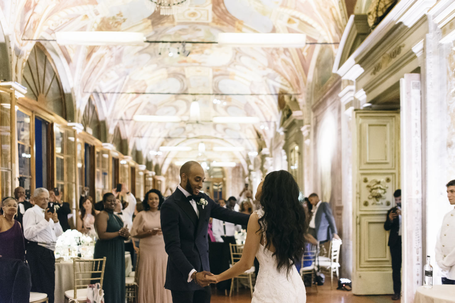 Wedding reception at Villa Corsini