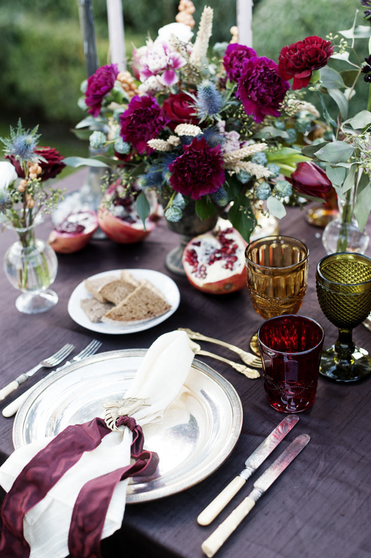 Detail of table setting