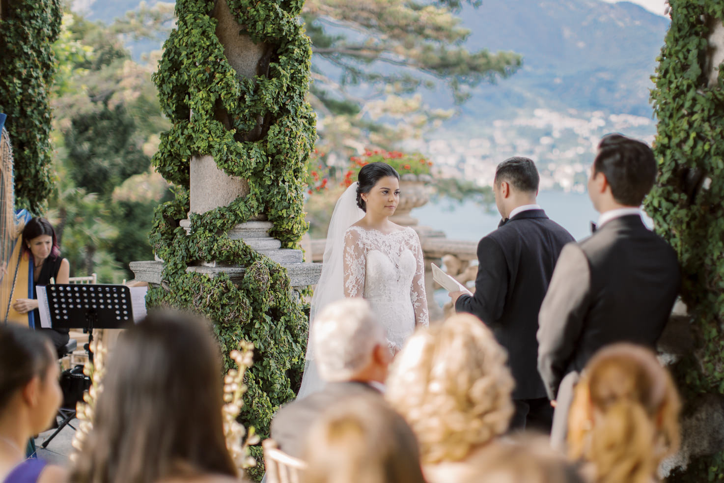Wedding ceremony in the Loggia