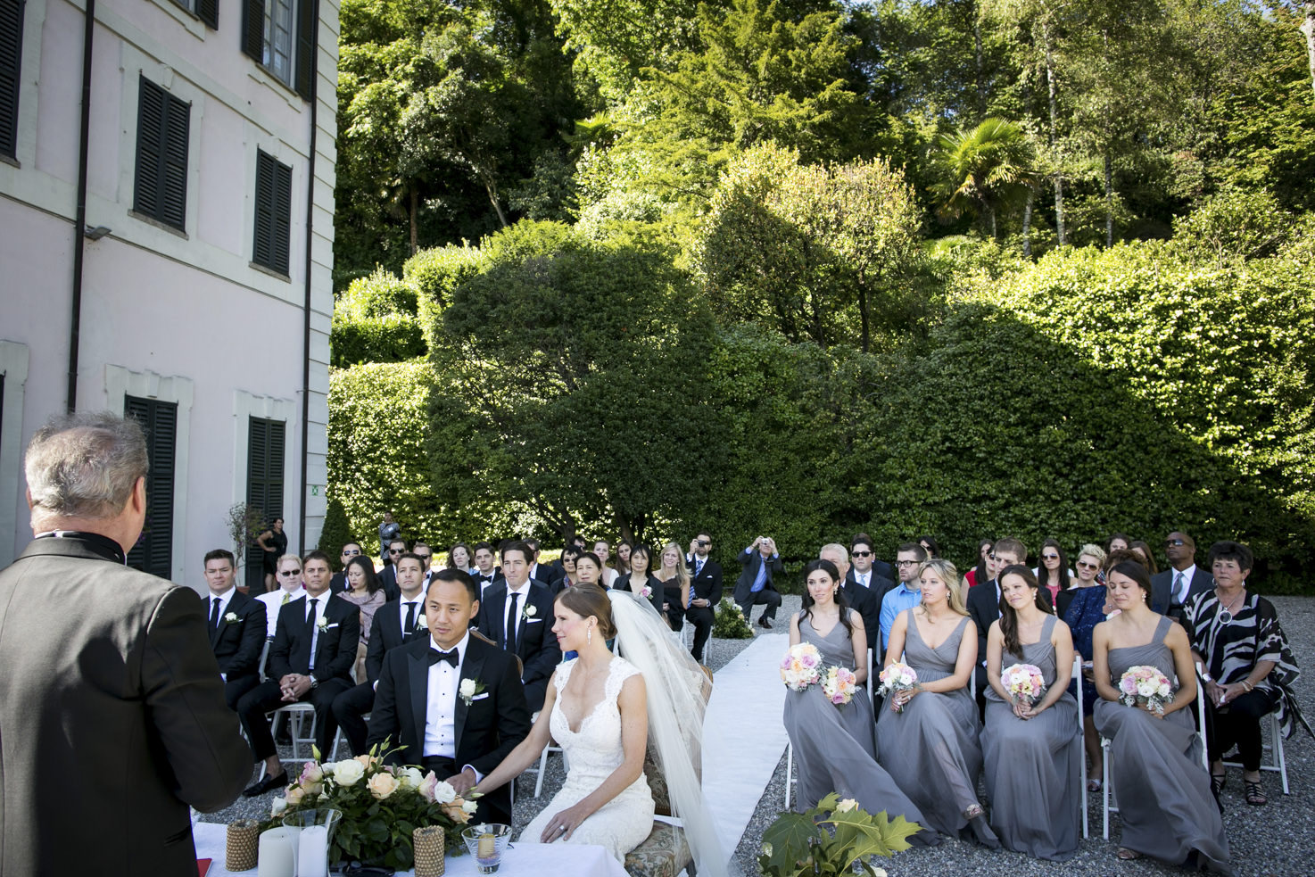 Civil wedding at Villa Carlotta, Lake Como