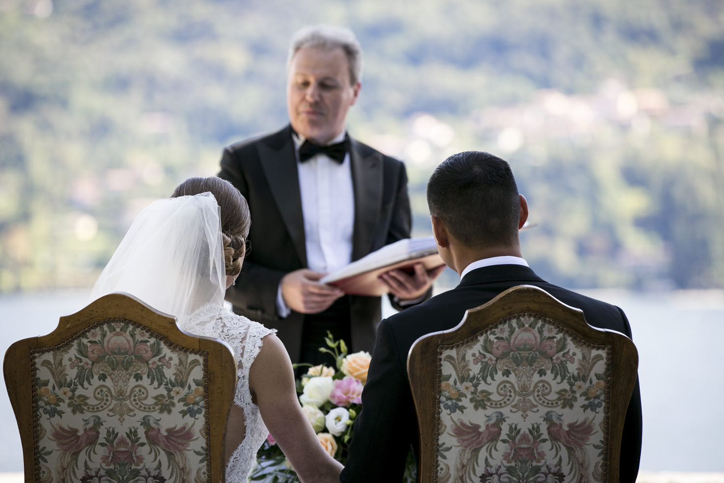 Civil ceremony at Villa Carlotta