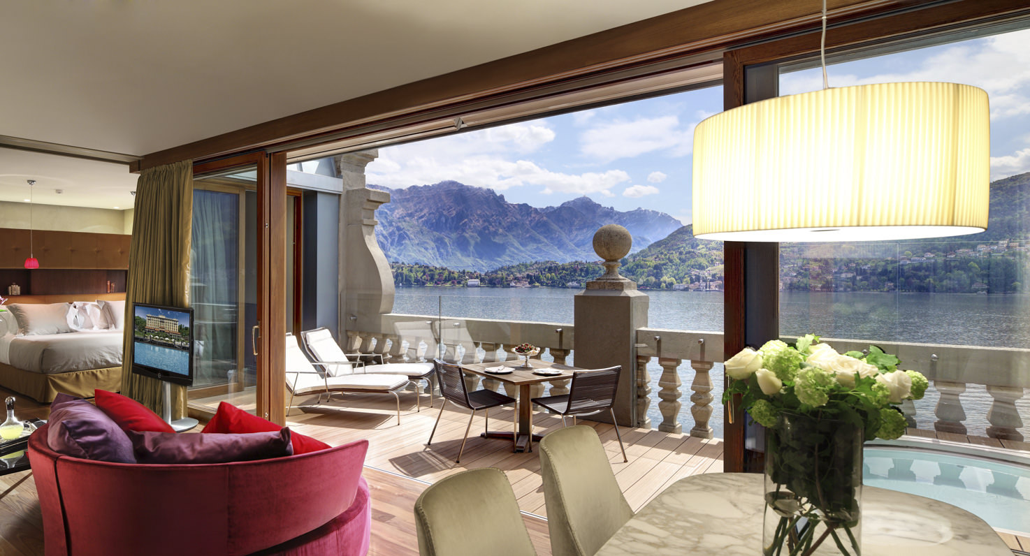 Rooftop suite of Grand Hotel Tremezzo