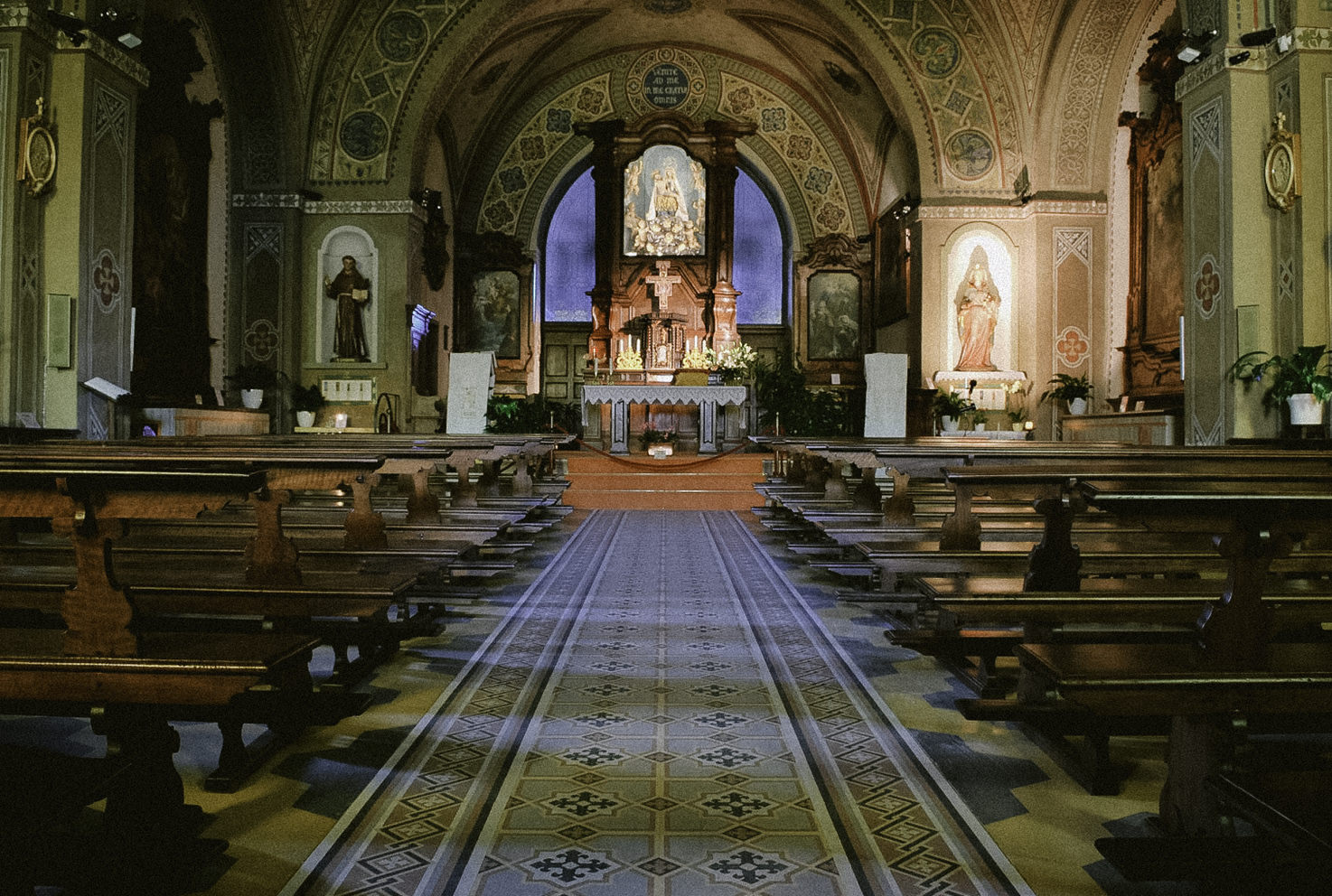 Interior of Church of Sacro Monte di Orta
