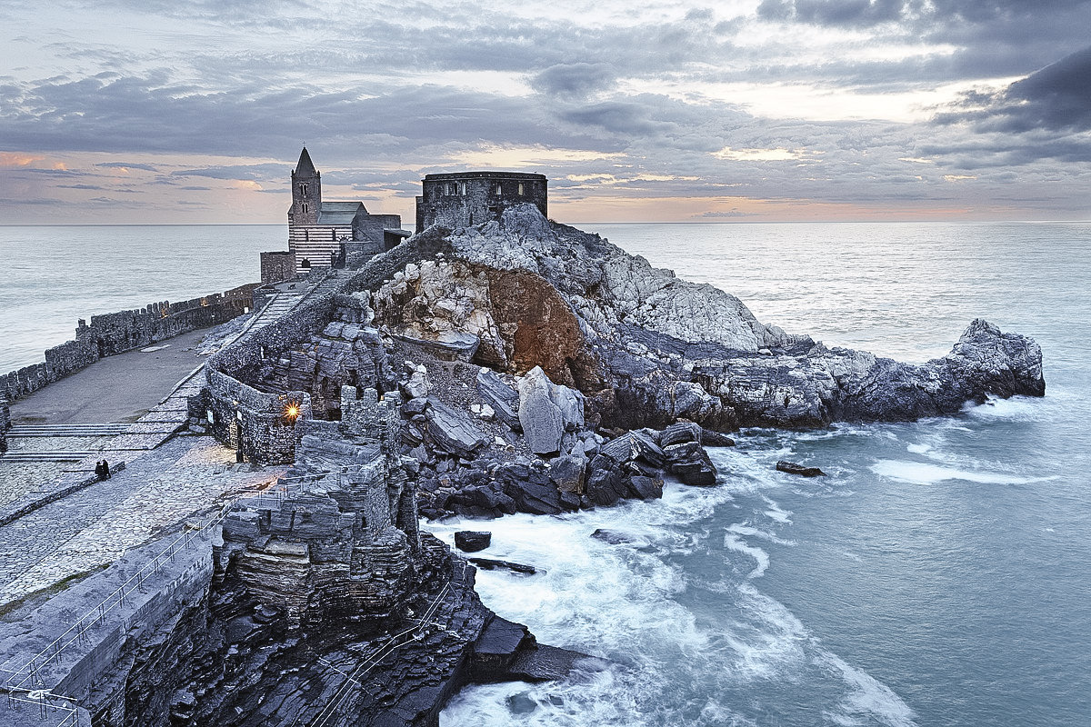 Church on a promontory in Portovenere