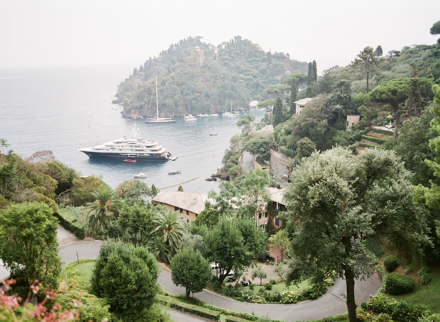 View of Portofino from Splendido Hotel