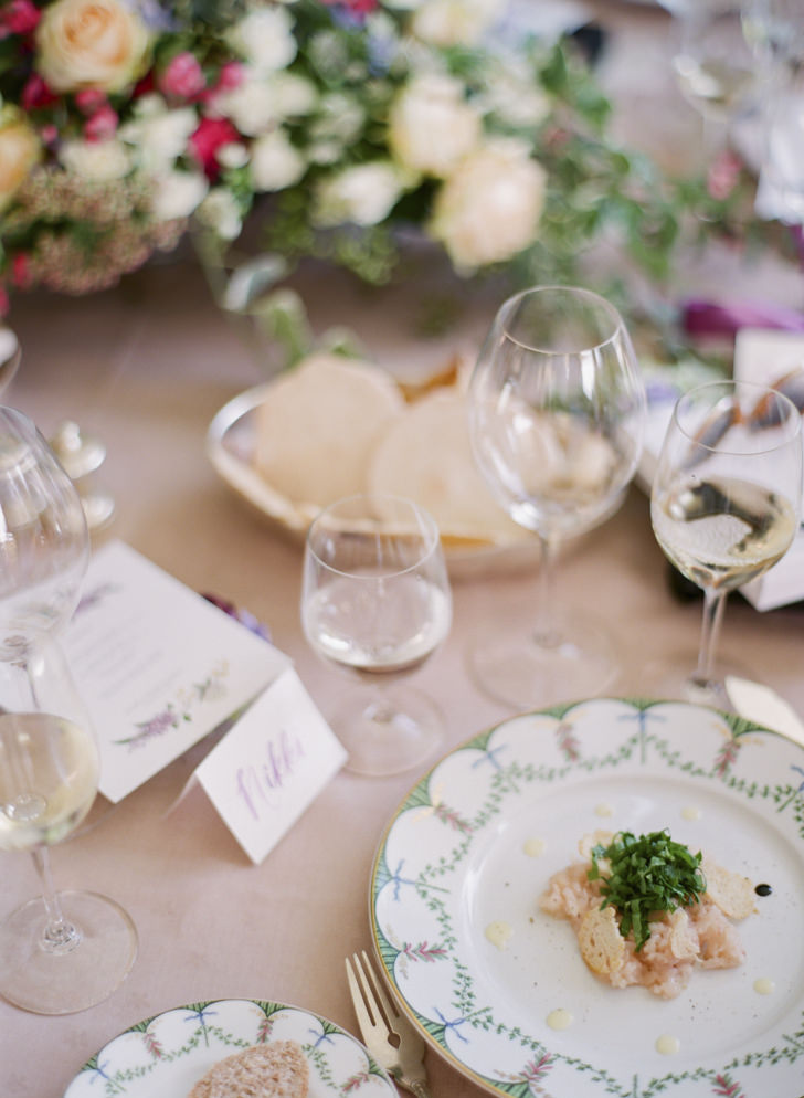 Detail of table setting