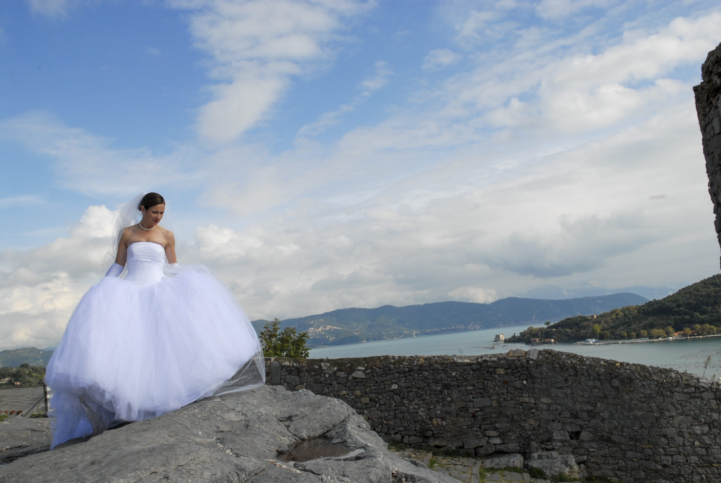 Bride in Portovenere